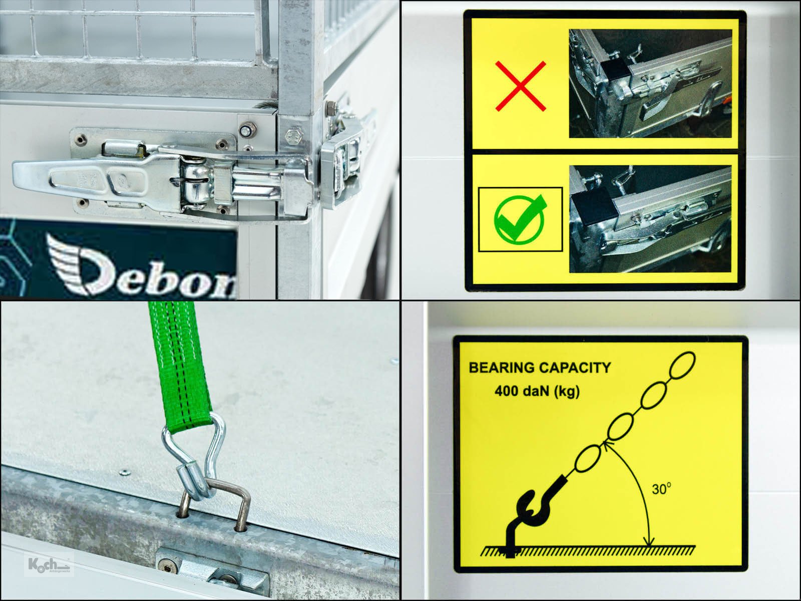 Anhänger του τύπου Sonstige Heckkipper 155x305cm 2,0t|E-Pumpe|Gitter 60cm|AKTION (Ki12311667So), Neumaschine σε Winsen (Luhe) (Φωτογραφία 16)